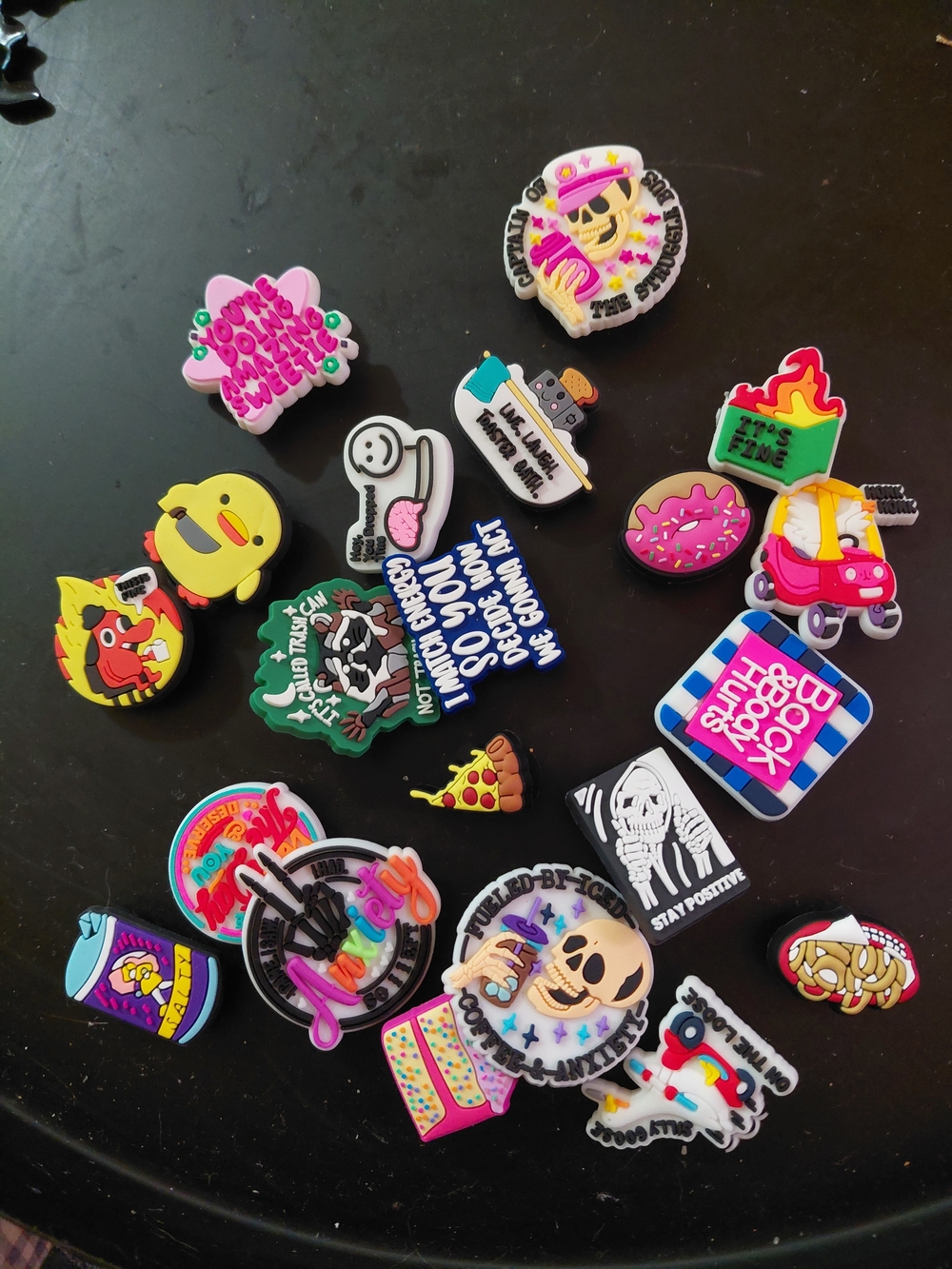 Assorted Toy Shoe Charms - Colorful Mixed Designs